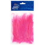Перья, Премиум, Ярко-розовый, 12-15 см, 30 шт., 6015515
