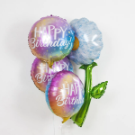 Шар (39''/99 см) Цветок, Одуванчик, 1 шт., 190247