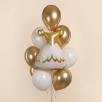 Шар (28''/71 см) Фигура, Платье Принцессы, Сатин, 1 шт., 27729