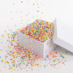 Шарики пенопласт, Ассорти, 2-4 мм, 10 гр., 521320