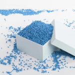 Шарики пенопласт, Синий, 2-4 мм, 10 гр., 6521333