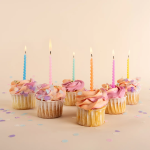 Свечи Яркие спирали, Ассорти, 0,7*8 см, 12 шт., 639249