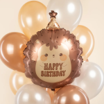 Шар (24''/61 см) Фигура, Ежик на День Рождения, 1 шт. в уп., G72258-P