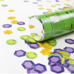 Пневмохлопушка (24/60 см), Game Party, Кристаллы бумага, Ассорти, 1 шт., 501564