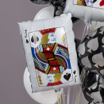 Шар (22''/56 см) Фигура, Покер, Карта Валет Пик, 1 шт. в уп. (цв.этик.), 26865S