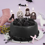 Набор свечей Фигура, Мрачная стори, 3,5*4 + 2,5 см, 4 шт. с держат., 630272