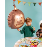 Шар (24''/61 см) Фигура, Ежик на День Рождения, 1 шт. в уп., G72258-P