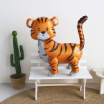 Шар (23''/58 см) Фигура 3D, Тигр, 1 шт. в уп., 23436