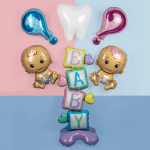 Шар 3D (45''/114 см) Фигура на подставке, BABY, 1 шт. в уп., 23840