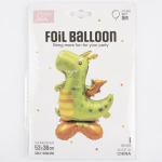Шар 3D (21''/53 см) Фигура на подставке, Динозавр, 1 шт. в уп., 24550