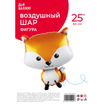 Шар (25''/64 см) Фигура, Лесная Лиса, 1 шт. в уп., 190442P