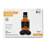 Шар 3D (50''/127 см) Фигура на подставке, Бутылка Виски, 1 шт. в уп., GK70012-P