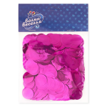 Конфетти фольга Круг, Фуксия, Металлик, 2 см, 50 г., 6015424
