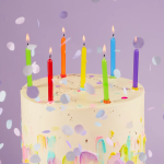 Свечи Яркий микс, 0,5*10 см, 12 шт., 622186