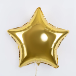 Шар (32''/81 см) Звезда, Золото, 1 шт., 306500O
