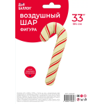 Шар (33''/84 см) Фигура, Леденец трость (надув воздухом), Сатин, 1 шт. в уп., 24342P