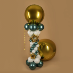 Шар 3D (50''/127 см) Сфера, Золото, 1 шт., 23858