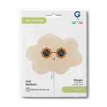 Шар (24''/61 см) Фигура, Стильное облако, 1 шт. в уп., G72223-P