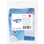 Шар с клапаном (16''/41 см) Мини-фигура, Акула, Голубой, 5 шт. в уп. (цв.этик.), 17258S5
