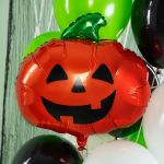 Шар (24''/61 см) Фигура, Тыква на Хэллоуин, Оранжевый, 1 шт., 25007