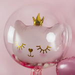 Шар (36''/91 см) Сфера, Deco Bubble (синяя упаковка), Прозрачный, Кристалл, 1 шт. в уп., 550178