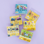 Свечи Круг, Синий трактор, 6,5 см, 5 шт. с держат., 501628