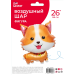 Шар (26''/66 см) Фигура, Щенок Корги, 1 шт. в уп., 21725P