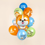 Шар (32''/81 см) Фигура, Корги, 1 шт. в уп., 20127