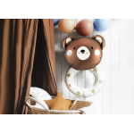 Шар (33''/84 см) Фигура, Погремушка Медвежонок, 1 шт., 26314