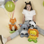 Шар 3D (18''/46 см) Фигура на подставке, Панда, 1 шт. в уп., 23463