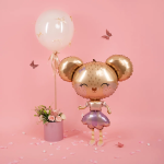 Шар 3D (36''/91 см) Ходячая Фигура, Мышка Балерина, 1 шт. в уп., GPW05-P