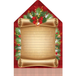 Письмо Деду Морозу (чаепитие в лесу), 19,1*29,8 см, 10 шт., ПД-5971