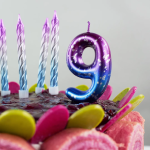 Свечи Северное сияние, Градиент, 0,7*8 см, 6 шт. с держат., 802975