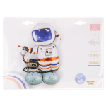 Шар 3D (43''/109 см) Фигура на подставке, Космонавт, 1 шт. в уп., 26122