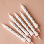 Свечи Стильный микс, Металлик, 0,75*8 см, 10 шт. с держат., 802962