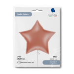 Шар (36''/91 см) Звезда, Розовое Золото, 1 шт. в уп., 36223RG-P