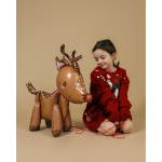 Шар (26''/66 см) Фигура 3D, Новогодний олененок, 1 шт. в уп., G72210-P