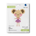 Шар 3D (36''/91 см) Ходячая Фигура, Мышка Балерина, 1 шт. в уп., GPW05-P