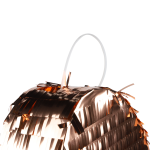 Пиньята на Девичник, Розовое Золото, Металлик, 51*30*10 см, 1 шт. в упак. , 6233144