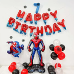 Шар 3D (59''/150 см) Фигура на подставке, Герой Паук, 1 шт. в уп., 26432