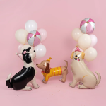 Шар 3D (36''/91 см) Щенок в колпачке, 1 шт. в уп., 26603