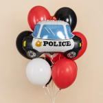 Шар (28''/71 см) Фигура, Полицейская машина, 1 шт., 901950