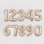 Шар (40''/102 см) Цифра, 5 Slim, Звездное Золото, Матовый, 1 шт., 901915MSG