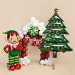 Шар (63''/160 см) Фигура, Новогодняя елка, 1 шт. в уп., 26849