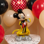 Шар 3D (23''/58 см) Фигура на подставке, Микки Маус, 1 шт. в уп., 24447