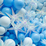 Шар 3D (26''/66 см) Звезда, Составная, Зеркальный, Хамелеон, 1 шт. в уп., 24919