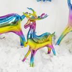 Шар (32''/81 см) Фигура 3D, Олень, Радужный, Градиент, 1 шт. в уп., 21967