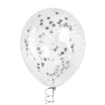 Конфетти фольга Звезда, Серебро, Металлик, 1,5 см, 50 г., 6015210