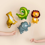 Шар с клапаном (14''/36 см) Мини-фигура, Слон, 1 шт., 26857