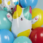 Шар (27''/69 см) Фигура, Котик Лапочка, 1 шт. в уп., 227556